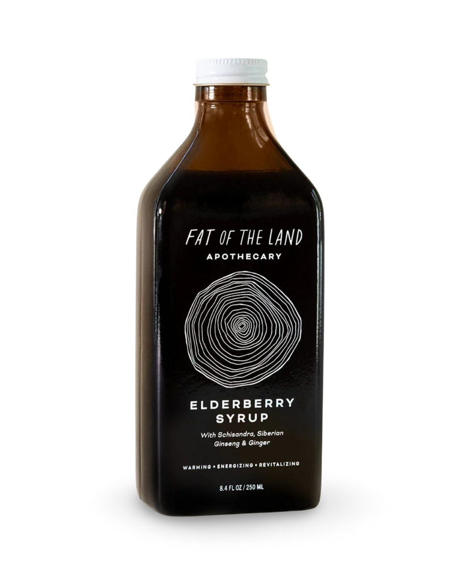 Elderberry Syrup with Schisandra, Siberian Ginseng, Ginger & Hudson Valley Honey