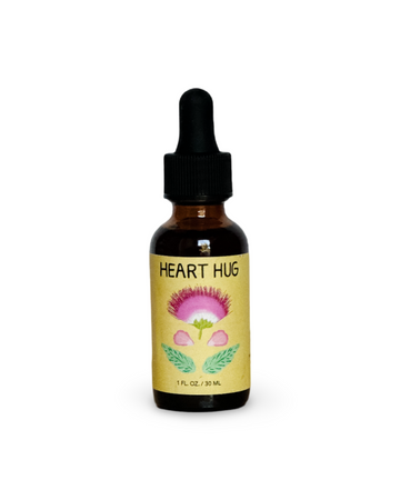 Heart Hug | Peach Leaf, Mimosa, Motherwort, Rose