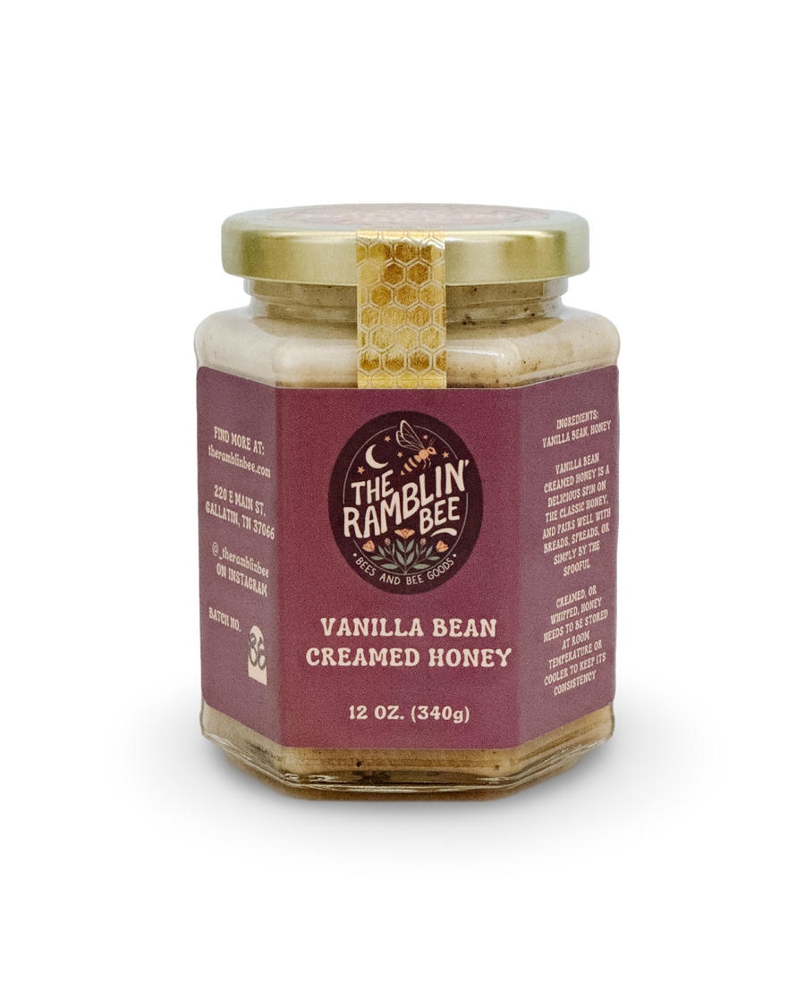 Vanilla Bean Creamed Honey