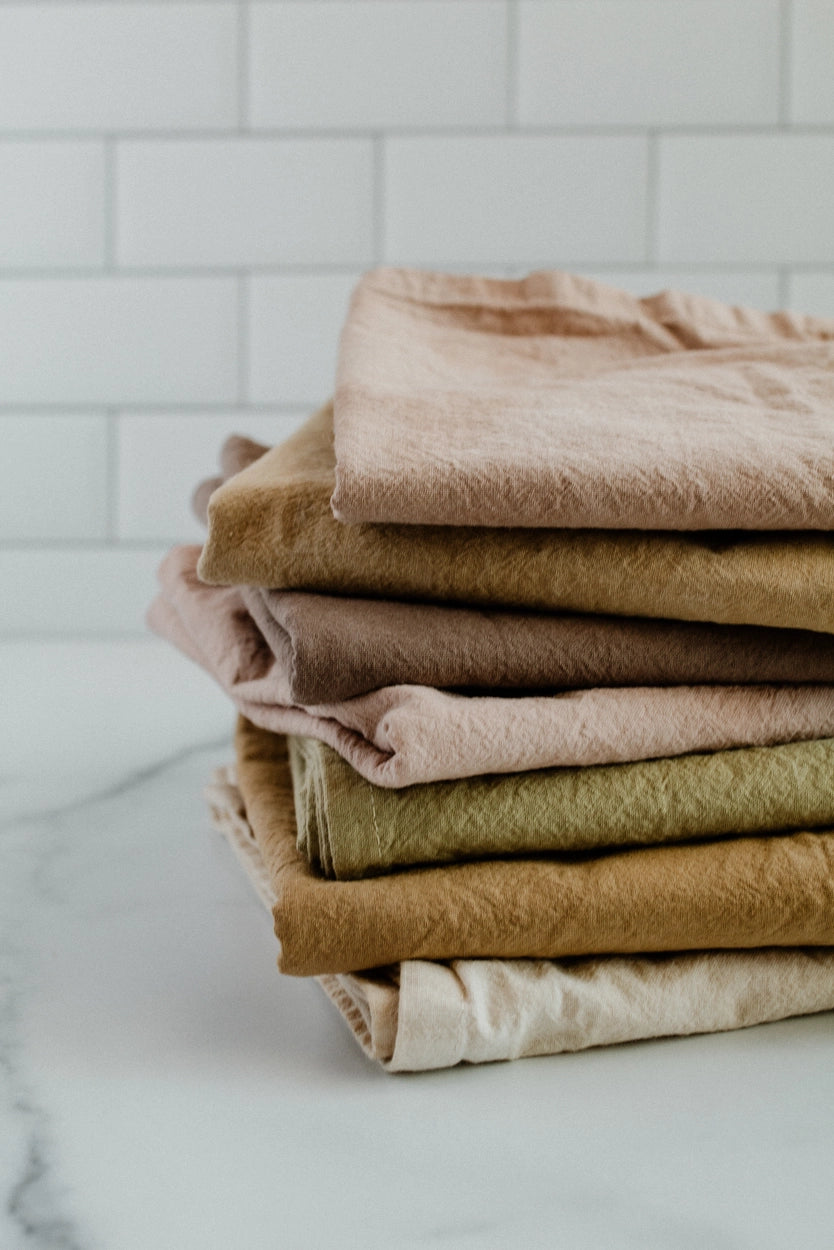 Plant-Dyed Organic Cotton Kitchen Towel