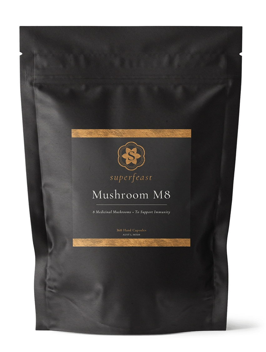 Mushroom M8 Capsules | Mushroom Multivitamin + Immune Support